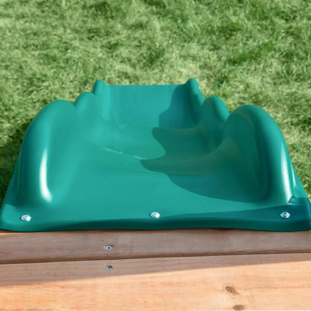 2026 NewSwing-N-Slide 4 Foot Cool Wave Slide with Lifetime Warranty. Green