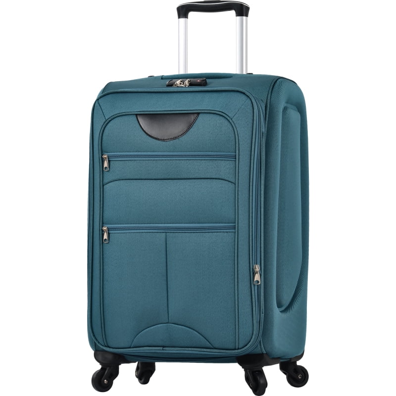 2026 NewSoftside Luggage Expandable 3 Piece Set Suitcase Upright Spinner Softshell Lightweight Luggage Travel Set