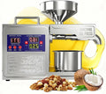 2026 Prensa Aceite Oliva Automática De 820W, Maquina Cortar Aceitunas En Frío Y Caliente para El Hogar, Extractor De Aceite Eléctrico para Aceitunas, Cacahuetes, Sésamo, Soja Y Nueces