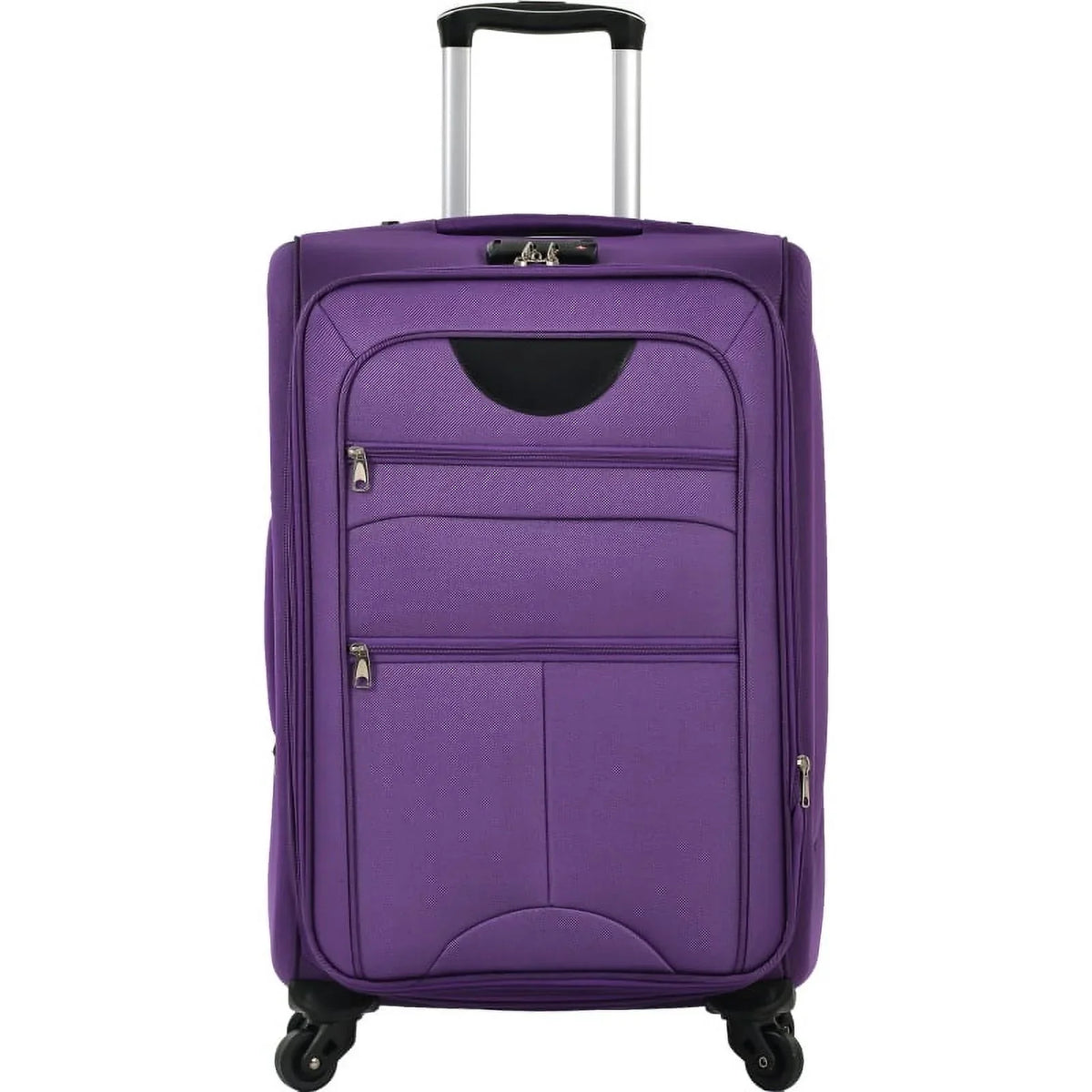 2026 NewSoftside Luggage Expandable 3 Piece Set Suitcase Upright Spinner Softshell Lightweight Luggage Travel Set