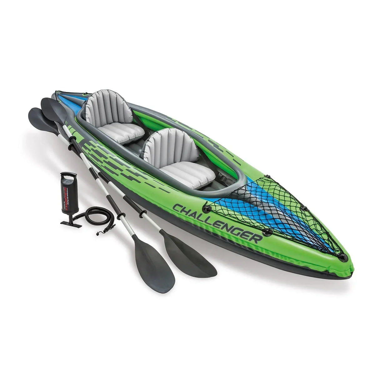 2026 NewIntex Challenger K2 Inflatable Kayak with Oars and Hand Pump