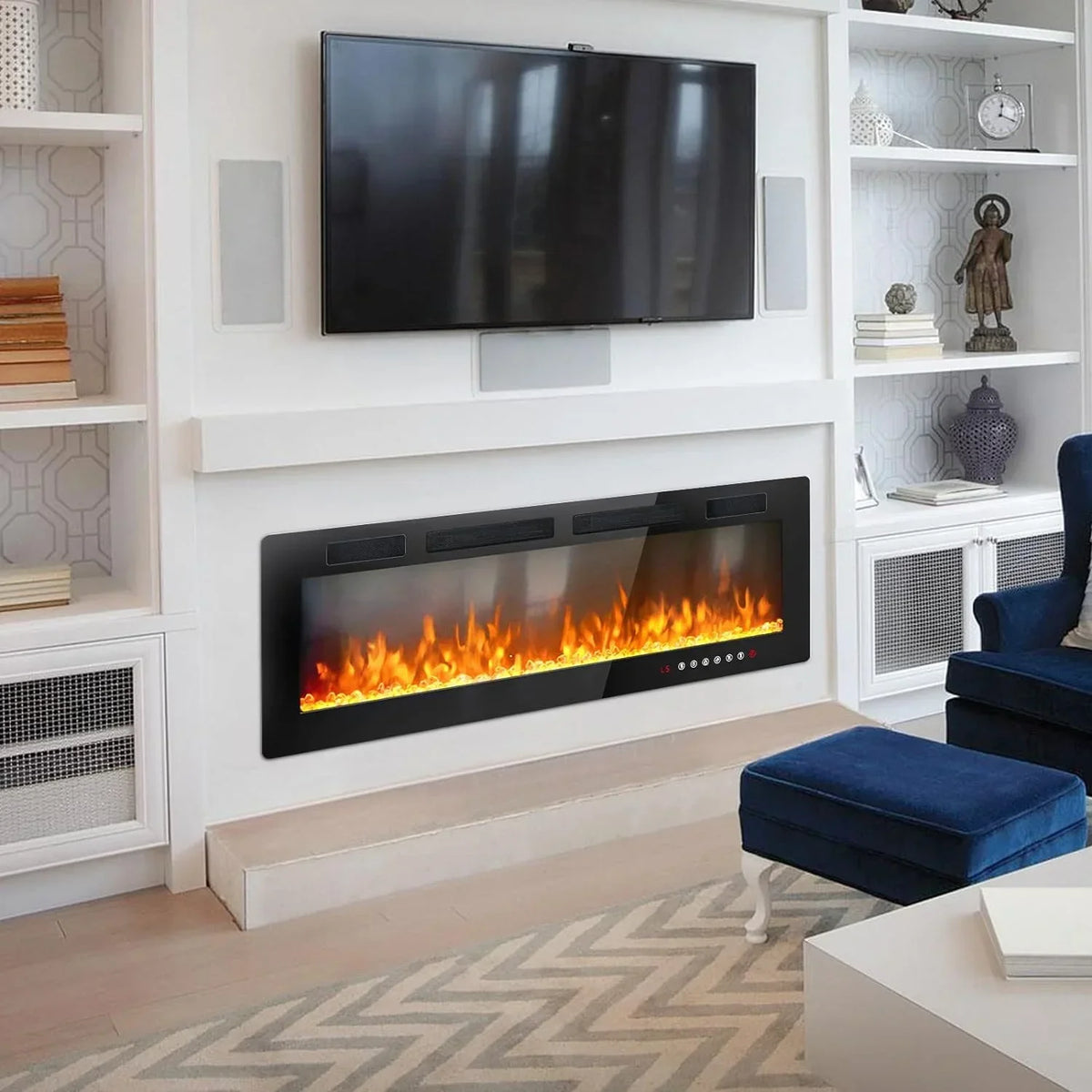 2026 NewVitesse Electric Fireplace 50 in 1500 W