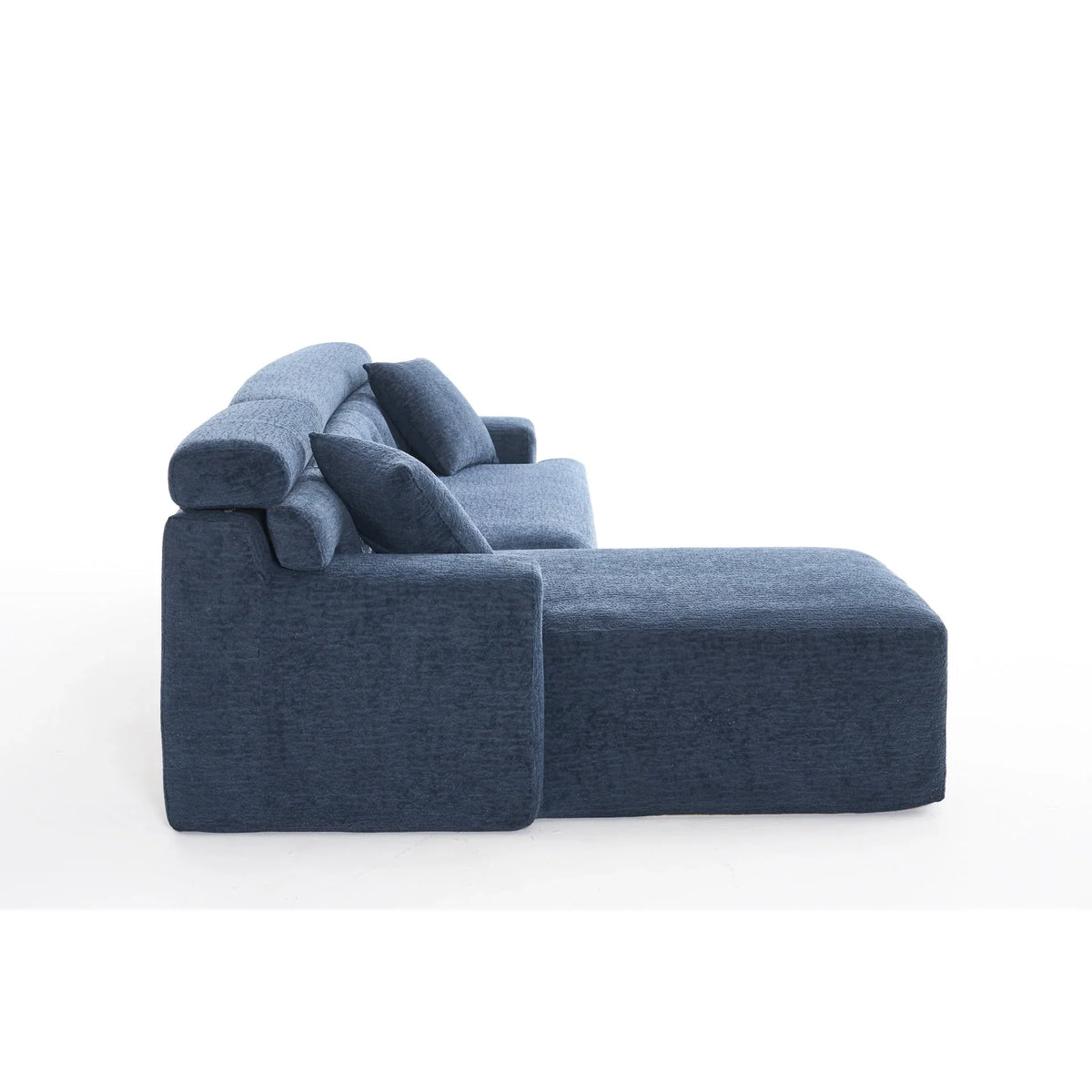 2026 New4 Compression, Antique Blue - Home Decor With Wider, Deep Seat & Elevated For Chic Living Couch Room Furniture Deeper Back Relax