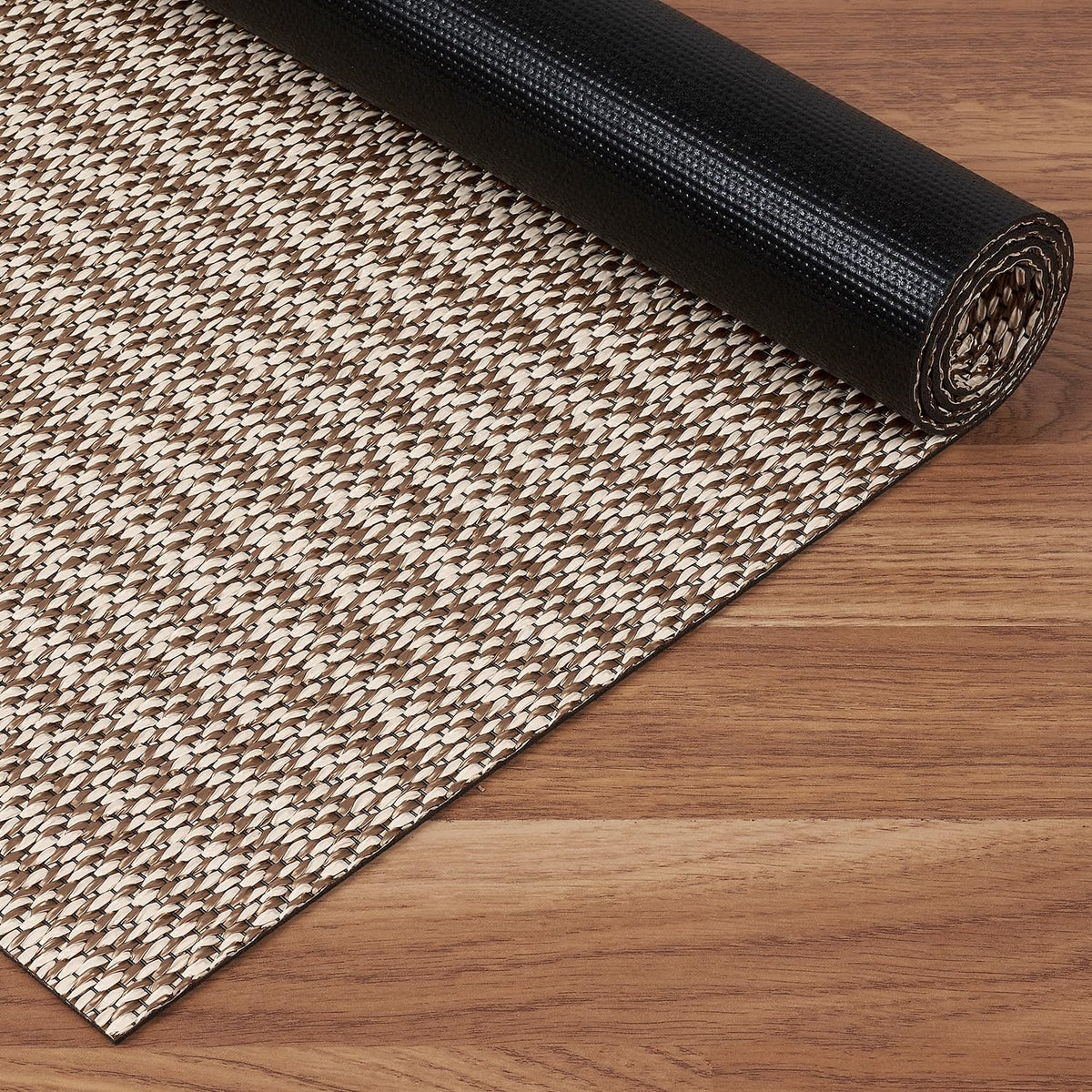 2026 Alfombra vinílica Premium de tejido trenzado de alta gama Marrón 200x290 cm