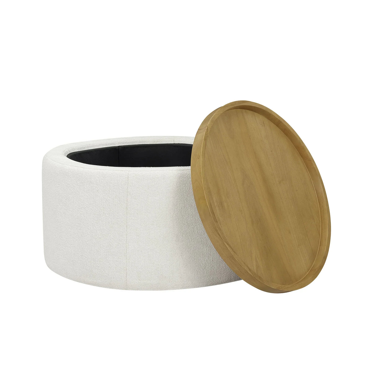 2026 NewBeautiful Drew Stowaway Coffee Table with Storage by Drew Barrymore, Cream
