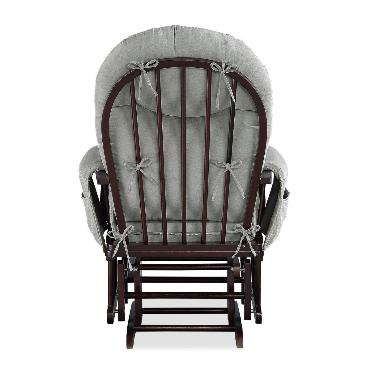2026 NewBaby Relax Huntington Glider Rocker. Gray and Espresso