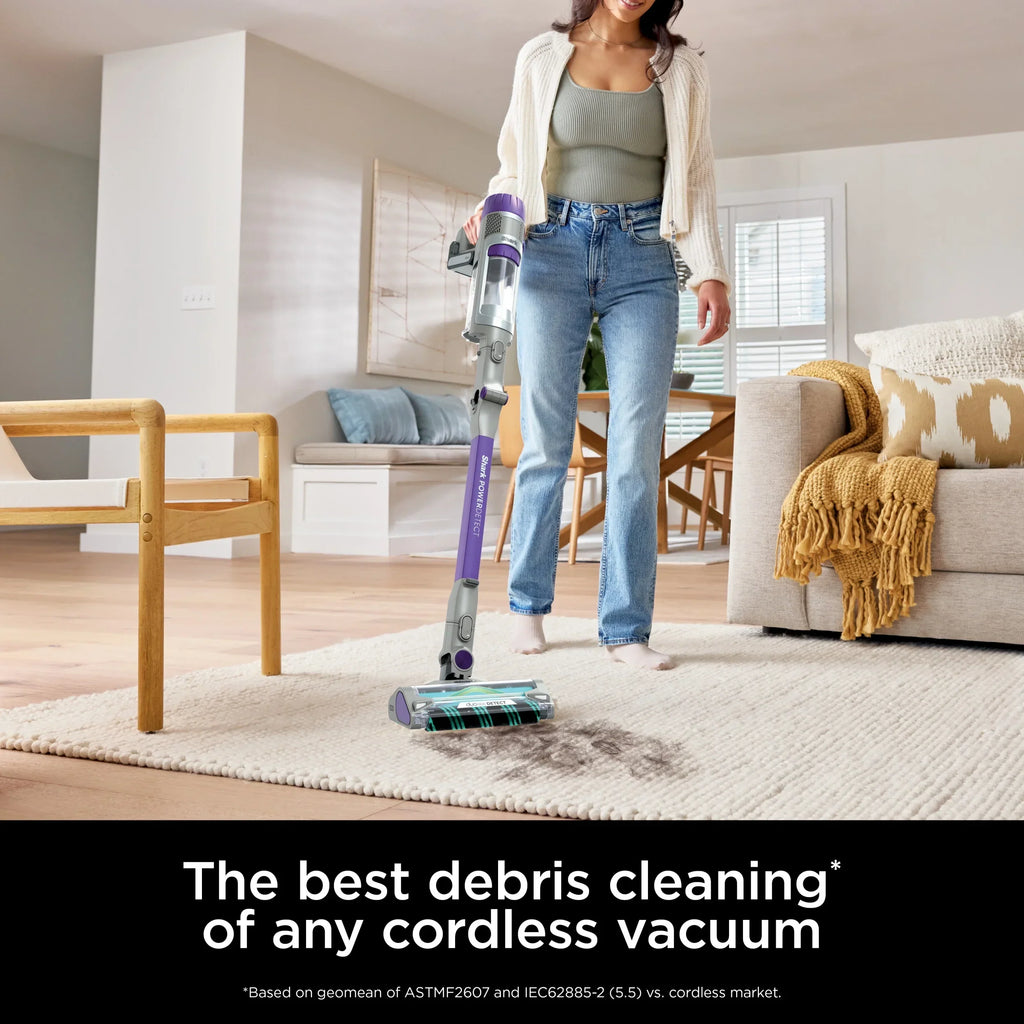 2026 NewShark PowerDetect Cordless Stick Vacuum, Multi-Surface, with DuoClean Detect Nozzle and MultiFLEX Wand, Up to 60 Mins Runtime, IP1250 Blue