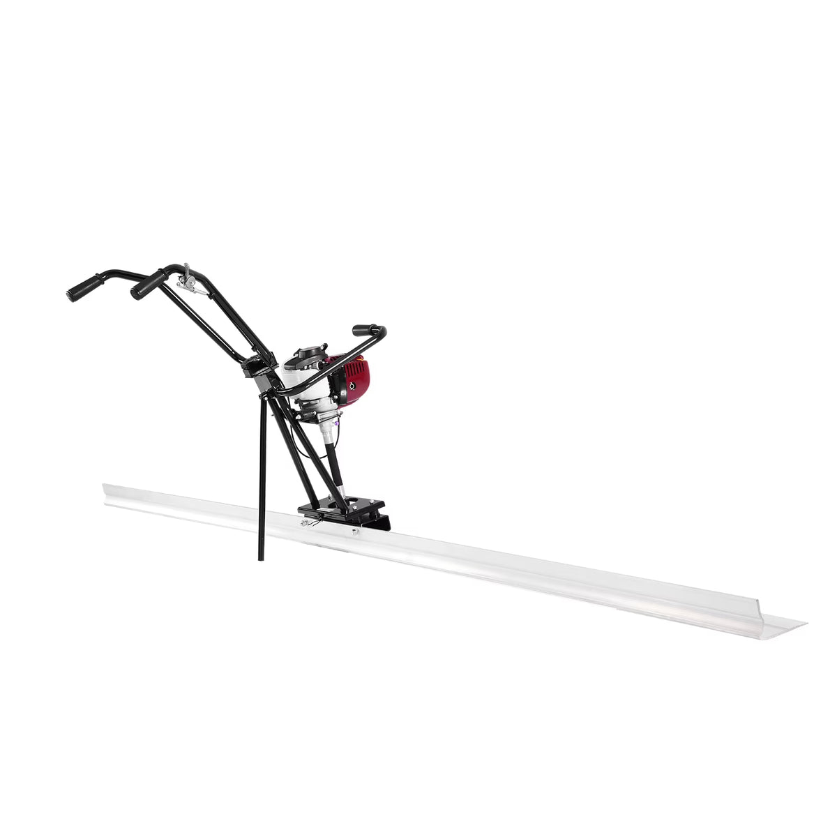 2026 NewKFFKFF Concrete Power Screed with 4 ft Aluminum Board, Cement Finishing Vibrating Motor, Adjustable Handles, and 6500RPM Efficiency