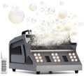 2026 Máquina de Burbujas de Humo de 1500W con Control Remoto, 18 LED RGB d-mx512 Compatible con Máquina de Niebla de Burbujas con Control Independiente para Bodas Escenarios Fiestas Halloween y Navidad