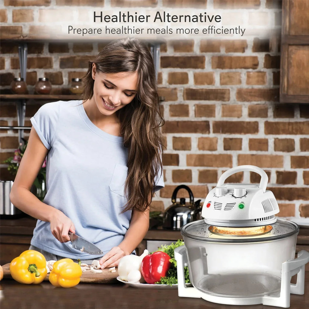 2026 NewNutrichef Halogen Oven Air-fryer/infrared Convection Cooker