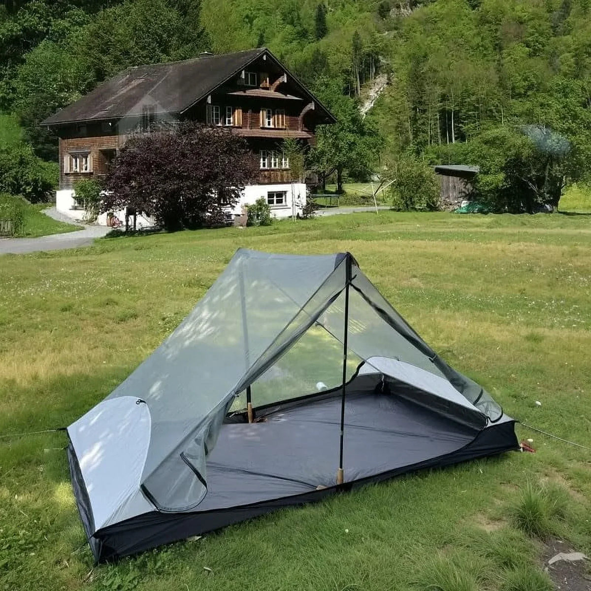 2026 New3F UL Gear Lanshan Ultralight Tent Waterproof Professional Hiking Tent 2Person Tents for Camping 4 Season Backpacking Tent (Khaki-2 People, 4 Season)