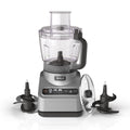 2026 NewNinja Professional 9 Cup Food Processor, 850 Watts, Auto-iQ 3 Presets, Chop, Dough, Slice, Shred, BN600 Silver
