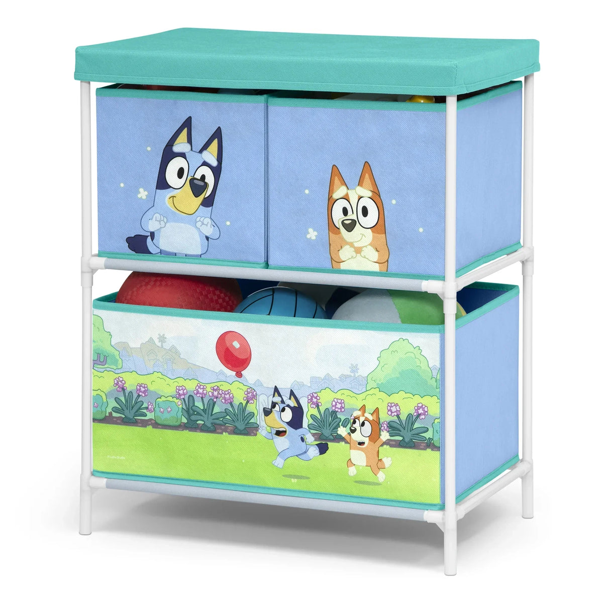 2026 NewBluey 3-Piece Toddler Bedroom Set by Delta Children, Blue