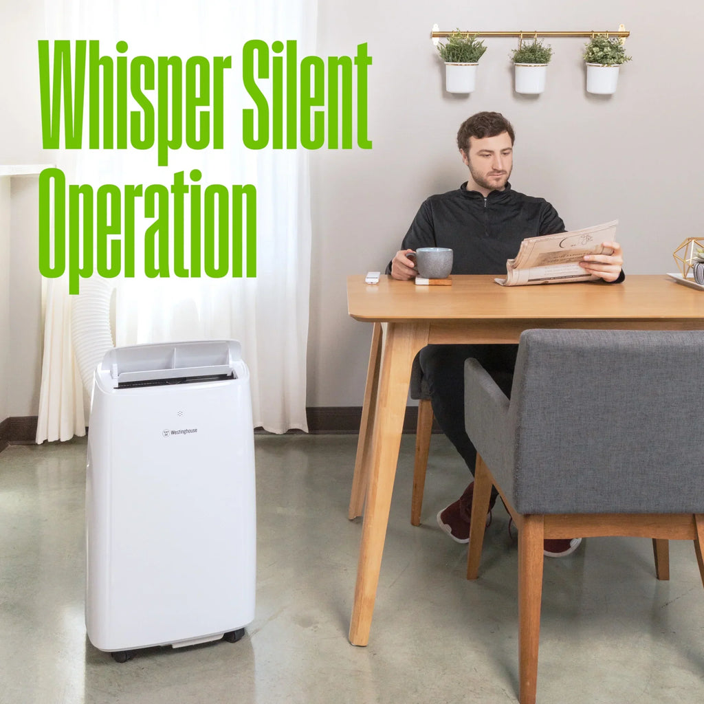 2026 NewWestinghouse 12,000 BTU Portable Air Conditioner & Dehumidifier with Remote & Smart App, up to 550 Sq Ft