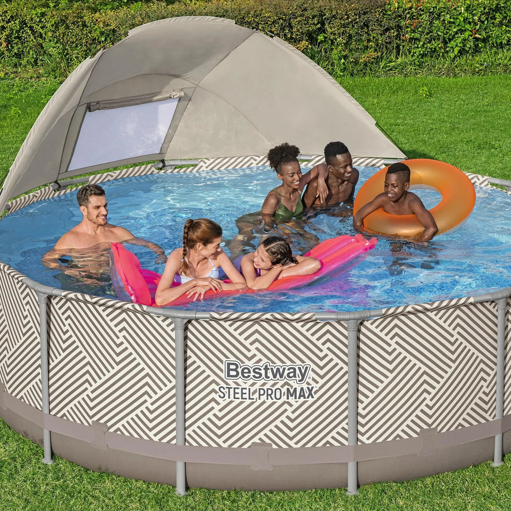 2026 NewBestway Steel Pro MAX 12' x 30" Above Ground Outdoor Swimming Pool Set