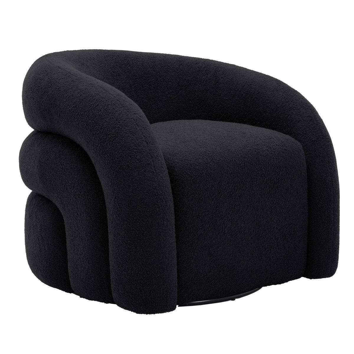 2026 New360" Swivel Accent Chair for Living Room, Boucle Barrel Armchair Single Sofa Chair Reading Chair, Sage Green