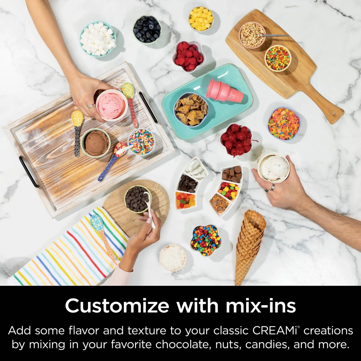 2026 NewNinja Swirl by CREAMi Soft Serve and Ice Cream Maker, 13 One-Touch Programs, NC701