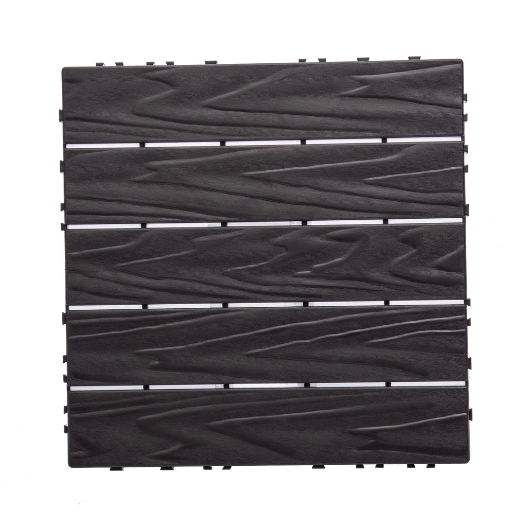 2026 New76-Pack Plastic Interlocking Deck Tiles - 68.80 Sq.Ft Outdoor Plastic Flooring Super Durable & Waterproof All-Weather Indoor/Outdoor
