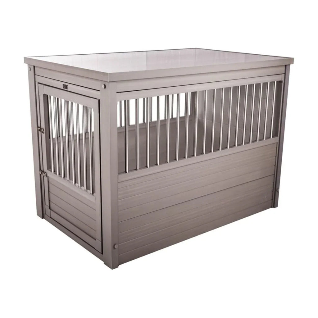 2026 NewECOFLEX® Dog Crate End Table - Grey Large