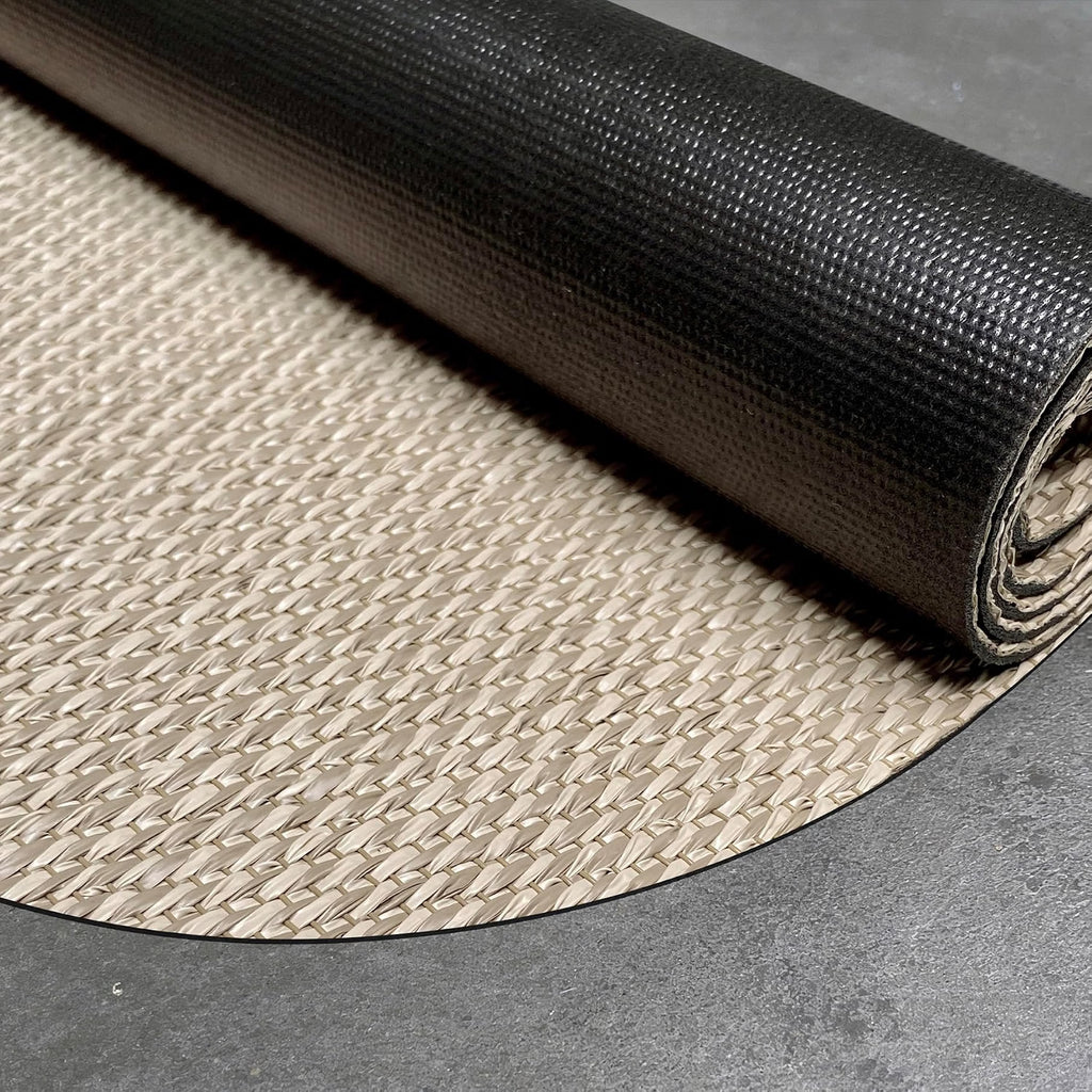 2026 Alfombra vinílica Premium de tejido trenzado de alta gama Marrón 200x290 cm