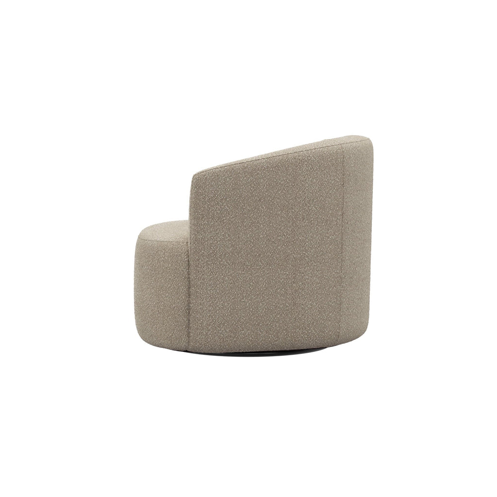 2026 NewMainstays Boucle Swivel Accent Chair, Taupe