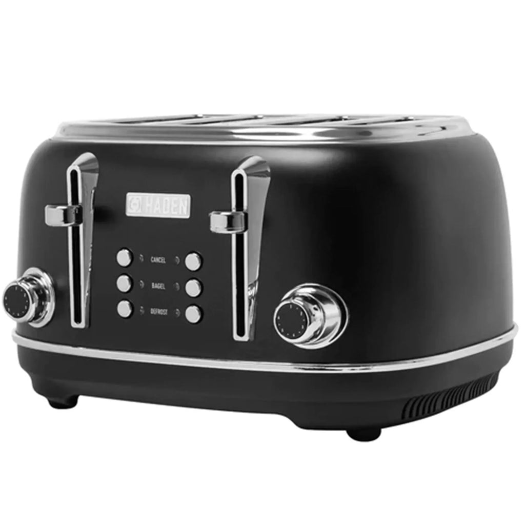 2026 NewHaden Heritage 1500 1.7 Electric Kettle, Matte Black Finish with Copper Accents