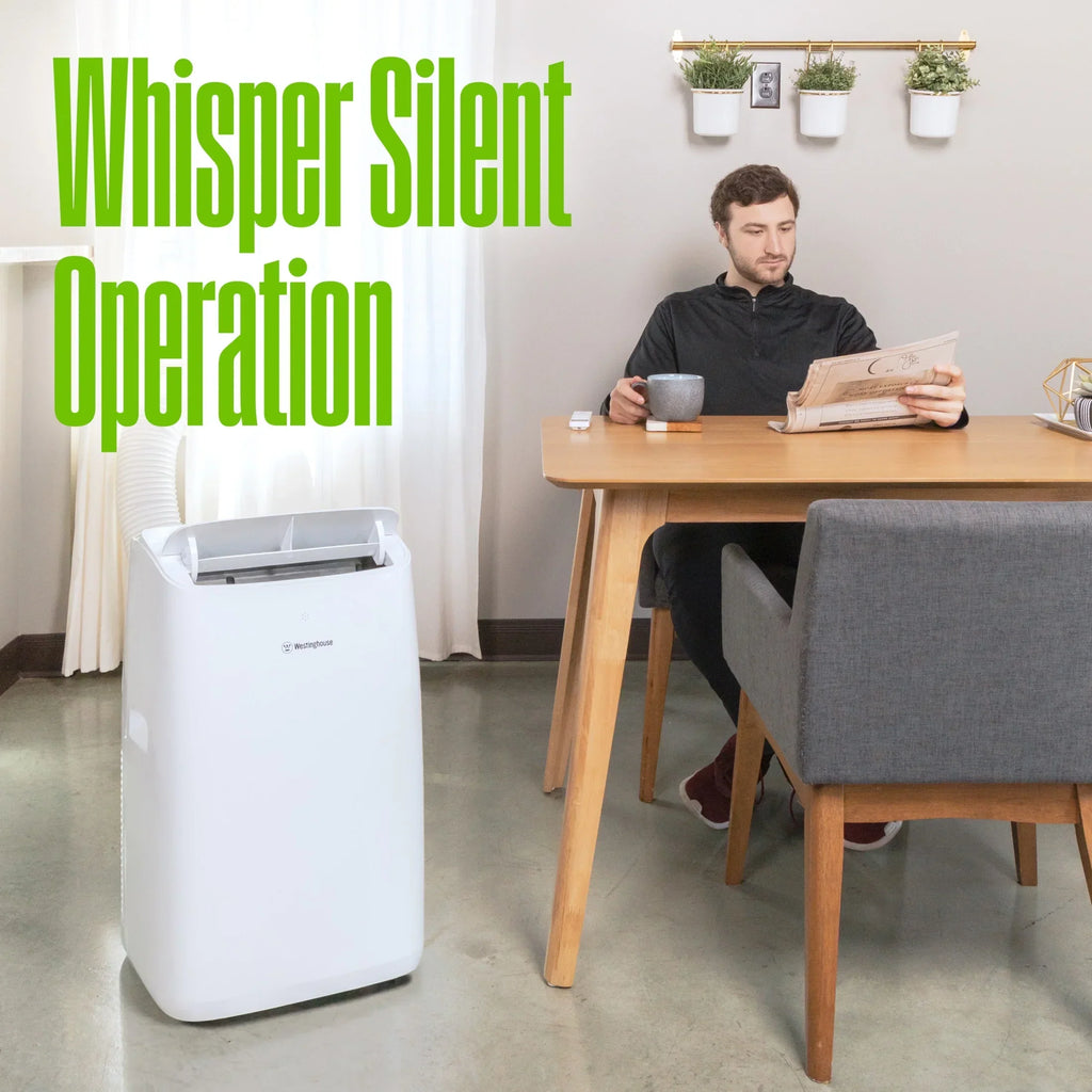 2026 NewWestinghouse 12,000 BTU Portable Air Conditioner & Dehumidifier with Remote & Smart App, up to 550 Sq Ft