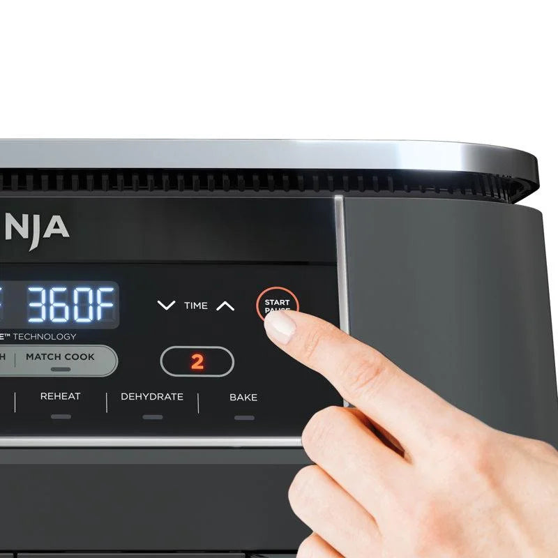 2026 NewNinja Foodi 6-in-1 8-Quart 2-Basket Air Fryer with DualZone Technology
