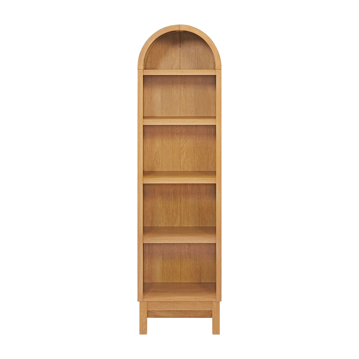 2026 NewBetter Homes & Gardens Juliet Narrow Arch Bookcase, Deep Green and Light Honey