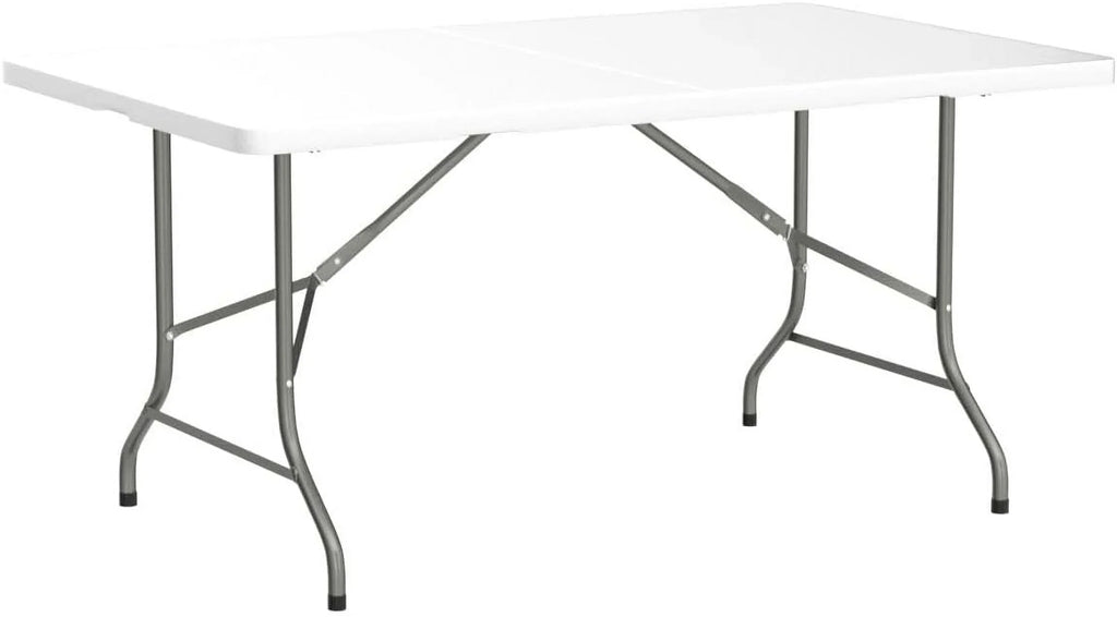 2026 NewAmazing for less 8ft Folding Table White Plastic Portable Long Foldable Tables Indoor Outdoor Party Picnic Camping Fold Table 8 Foot (4ft, 6ft, 8ft)