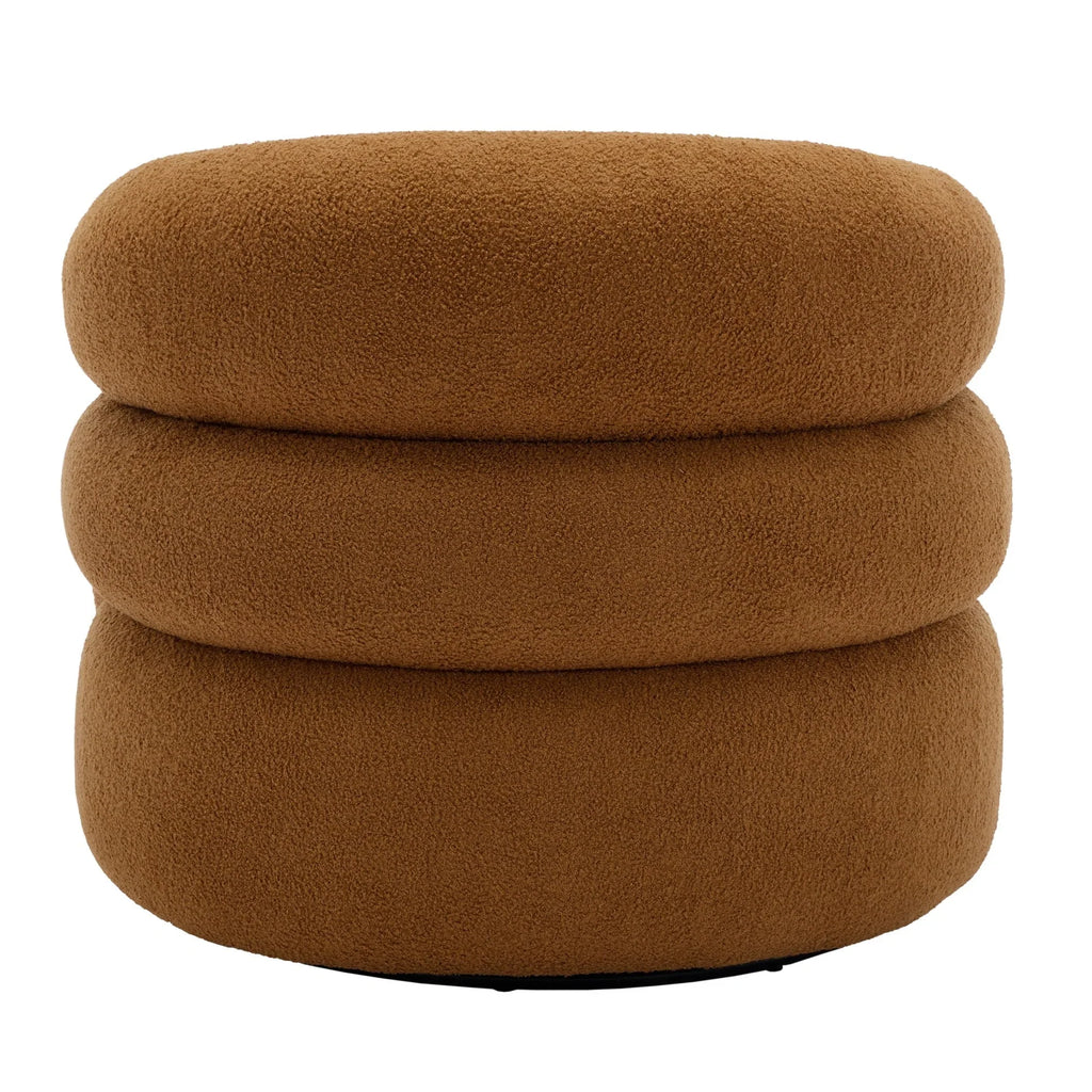 2026 New360" Swivel Accent Chair for Living Room, Boucle Barrel Armchair Single Sofa Chair Reading Chair, Sage Green