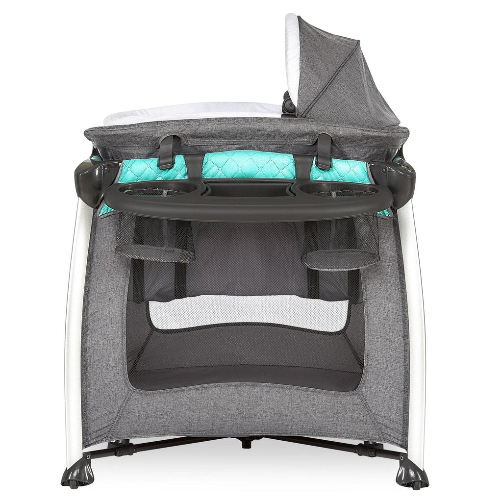 2026 NewDream On Me Princeton Deluxe Nap N Pack 3-in-1 Convertible Playard. Changer and Bassinet in Mint