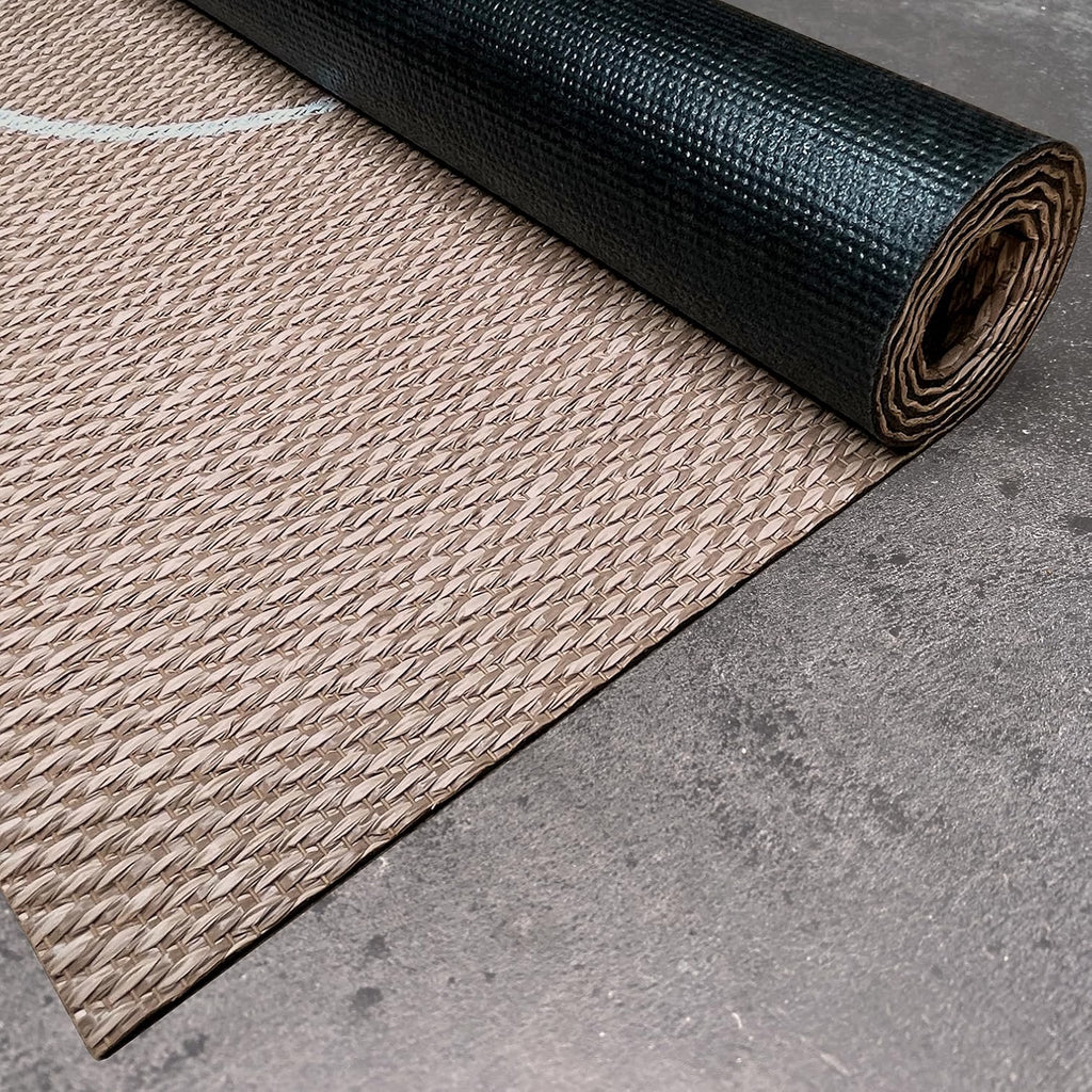 2026 Alfombra vinílica Premium de tejido trenzado de alta gama Marrón 200x290 cm