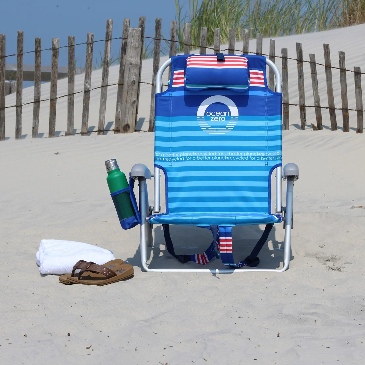 2026 New(2 pack) Ocean Zero Deluxe Backpack Chair Striped