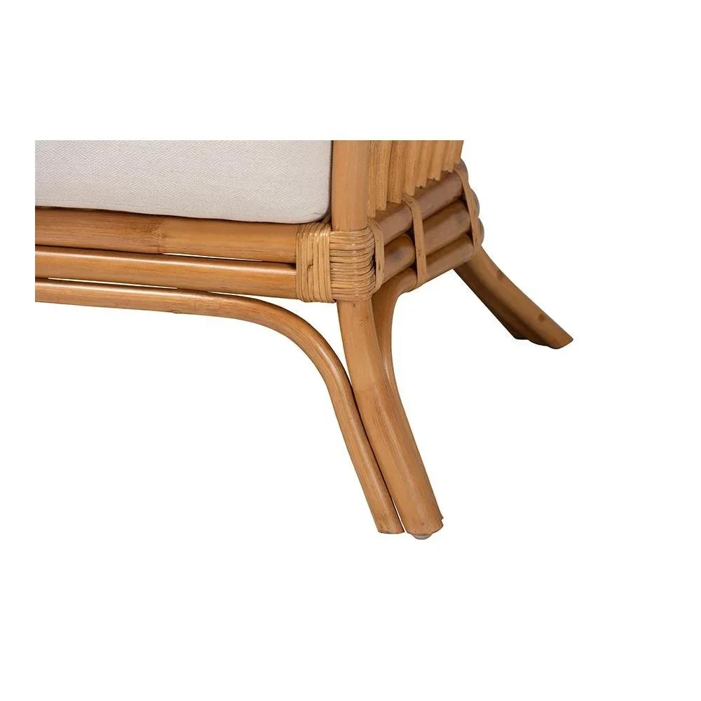 2026 Newbali & pari Lisabon Bohemian Light Honey Rattan Arm Chair