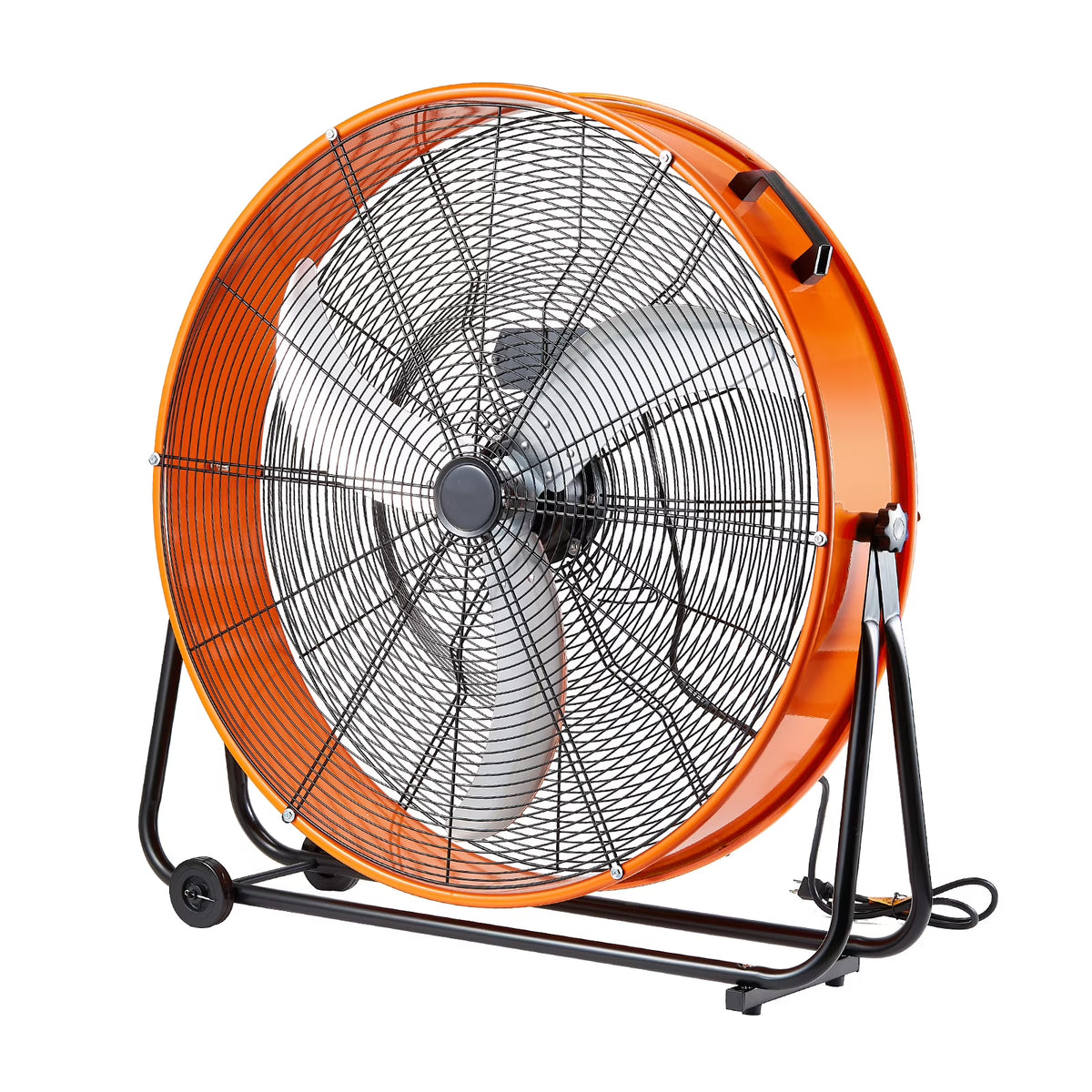 2026 NewKFFKFF Industrial Drum Fan, 30 Inch with High Speed, 3-Speed 13000CFM, Heavy Duty for Commercial Purposes, 360° Flexible Tilt Mechanism, Ideal for Warehouse, Workshop, Factory, and Basement