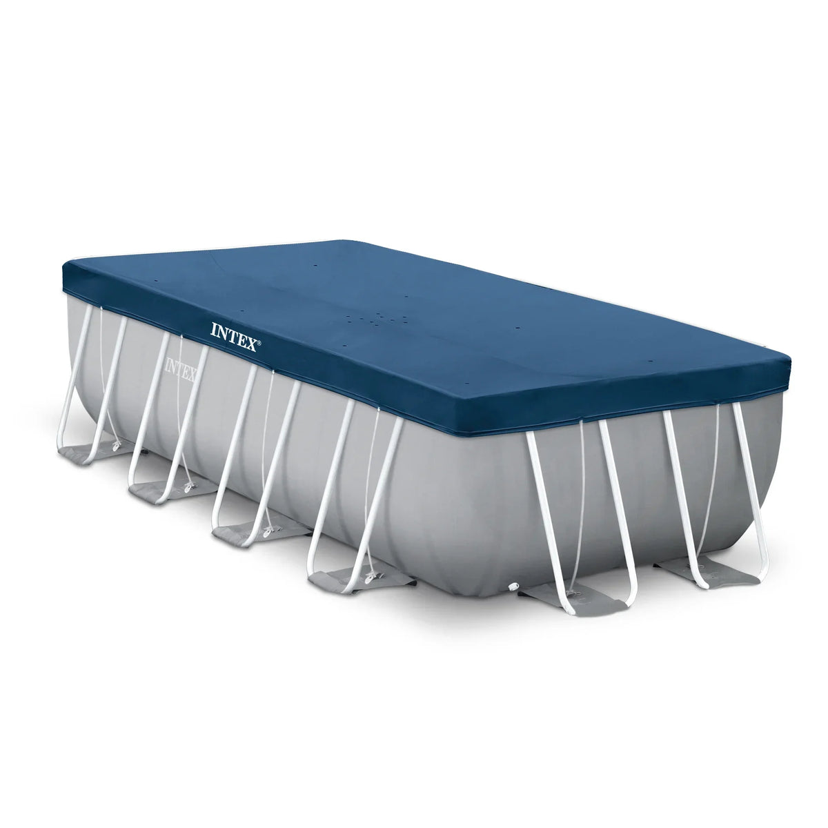 2026 NewIntex 16Ft X 8Ft X 42In Prism Frame Rectangular Pool Set