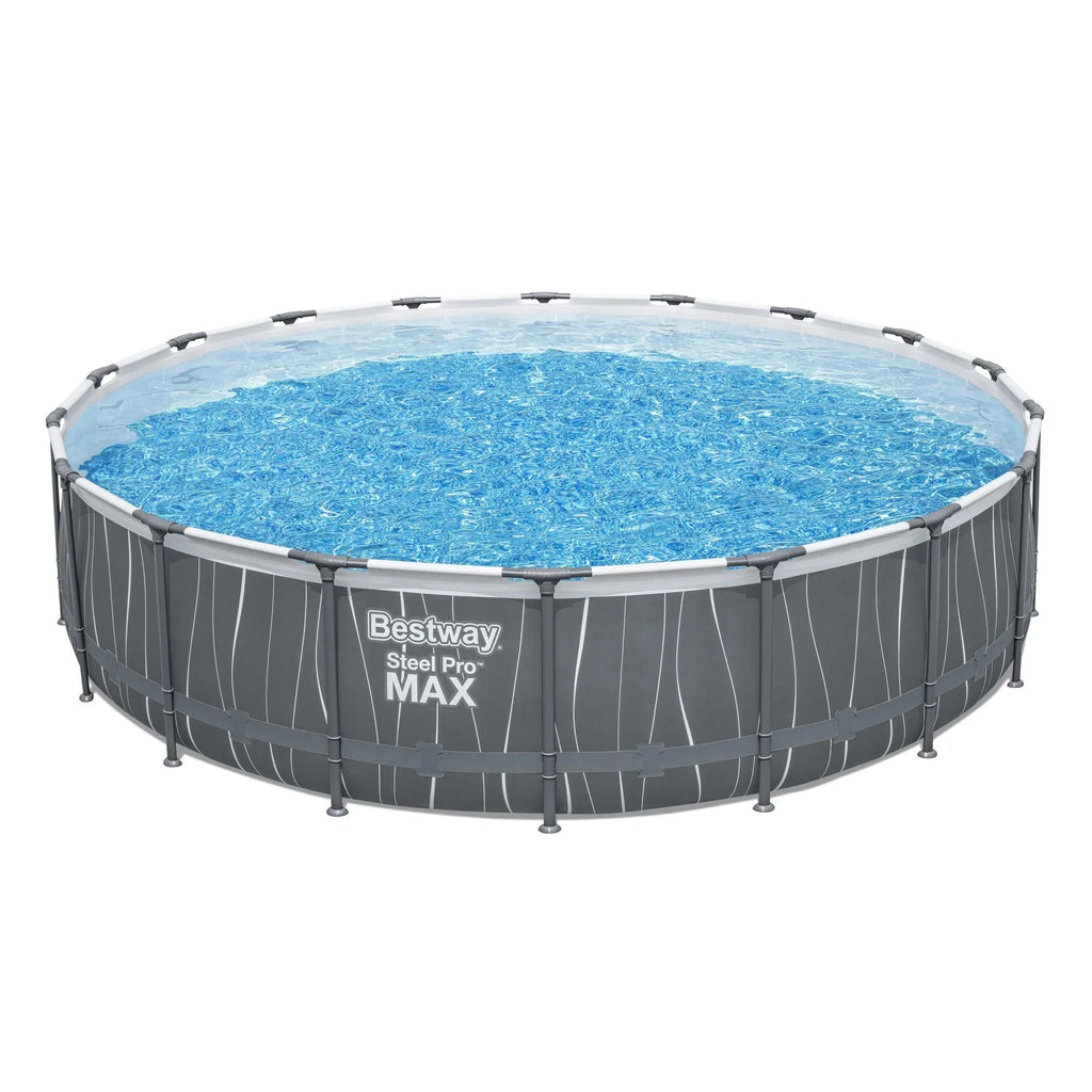2026 NewBestway Steel Pro MAX 12' x 30" Above Ground Outdoor Swimming Pool Set