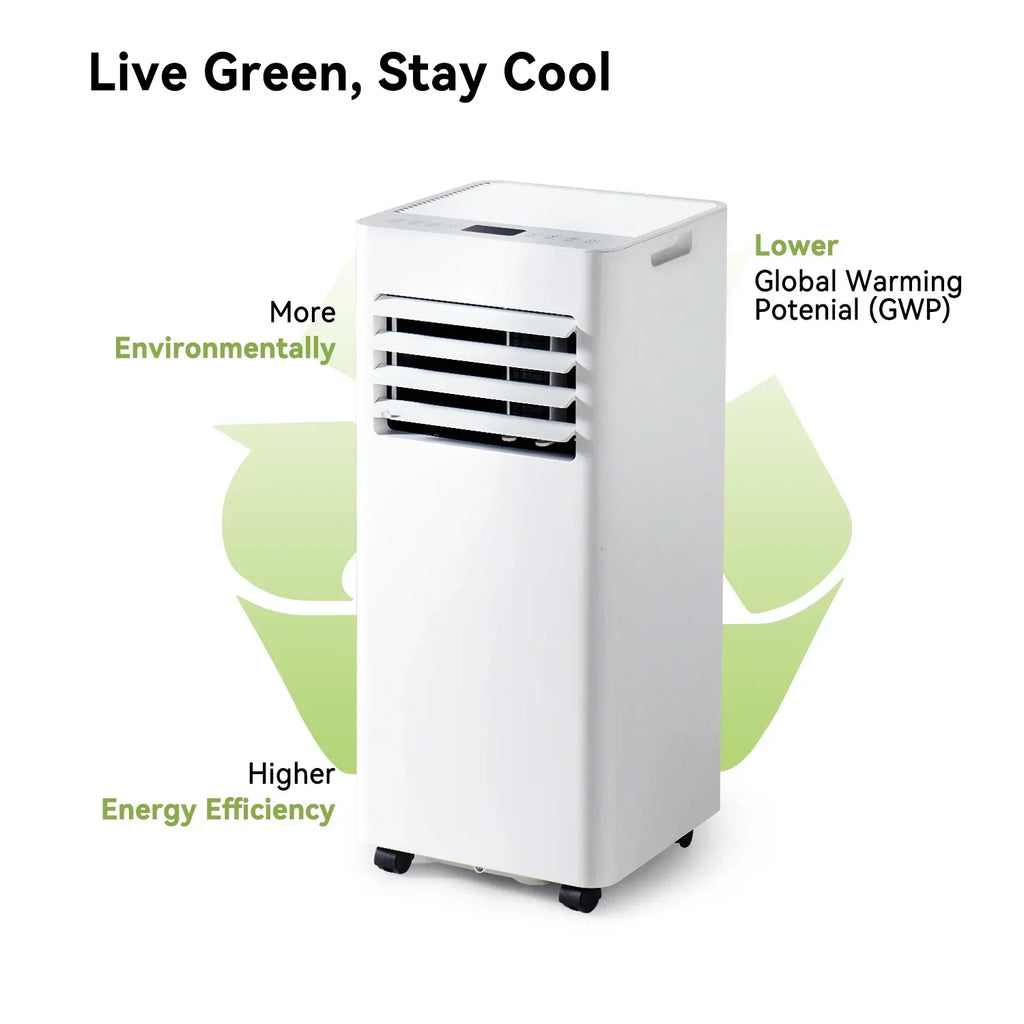 2026 NewBapipro 10,000 BTU Smart Portable AC - WiFi/Remote, 4-in-1 for 300 Sq.Ft, 24H Timer, Window Kit, "55dB, ETL Certified