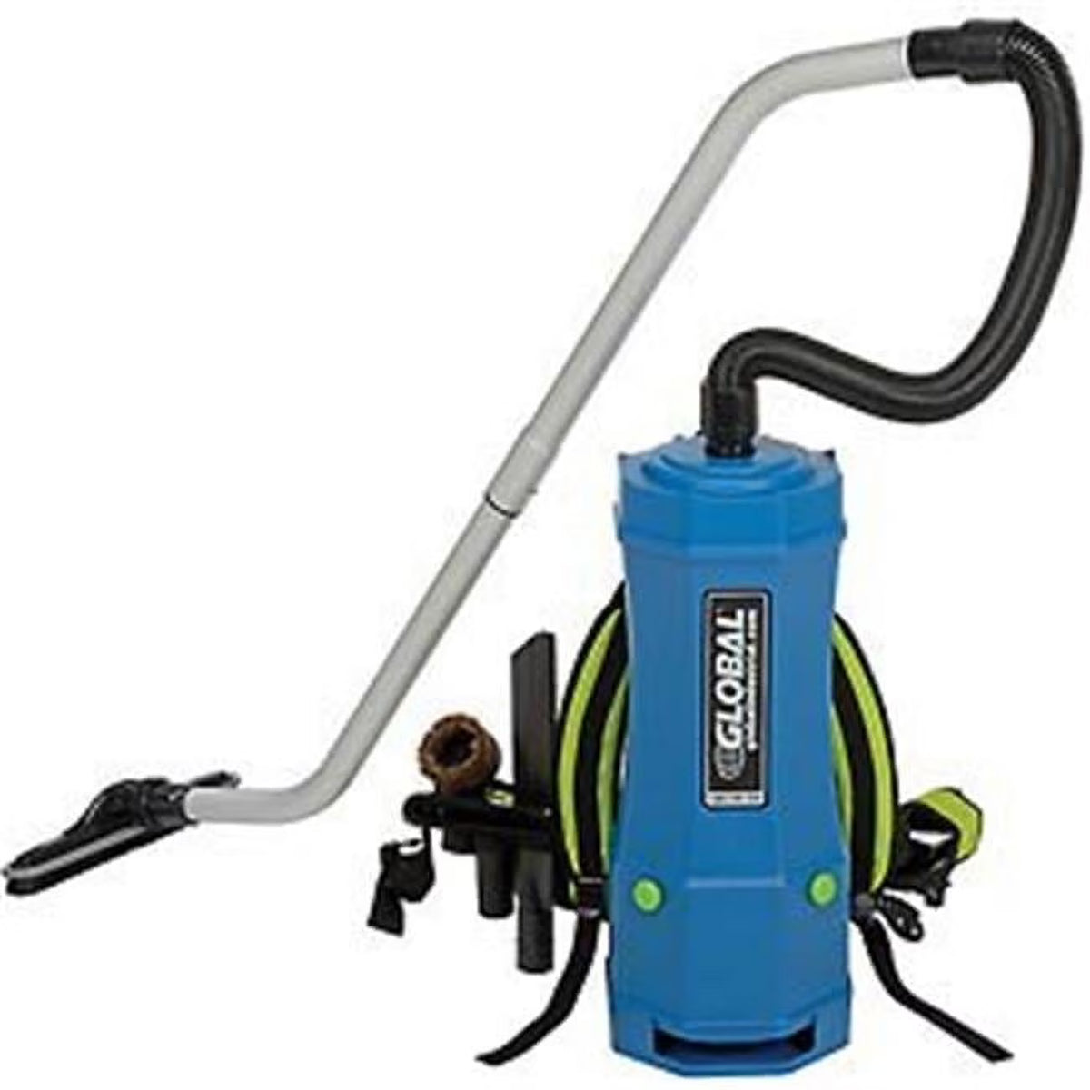 2026 New6 qt. HEPA Backpack Vacuum with Tool Kit - 8 Piece - Blue