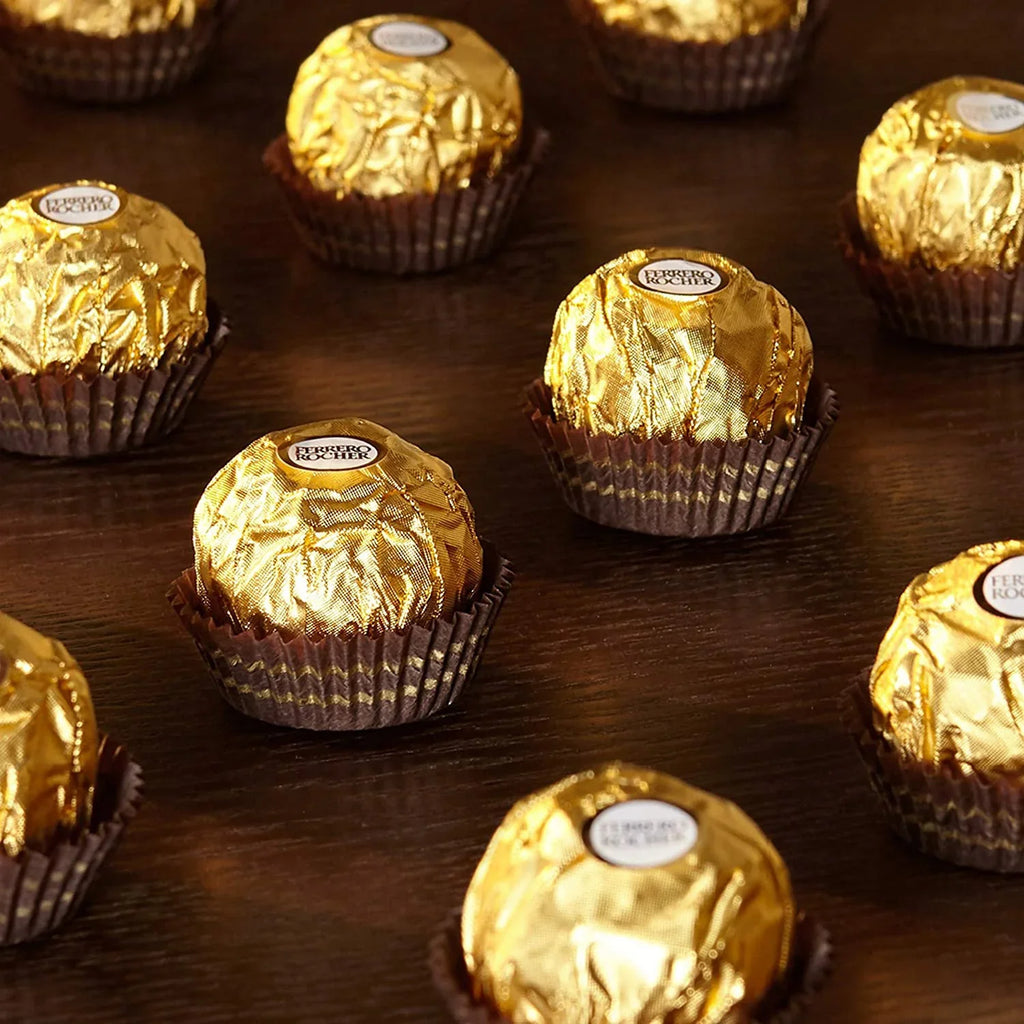 2026 NewFerrero Rocher, Milk Chocolate Hazelnut Candy, 21.2 oz, 48 Count