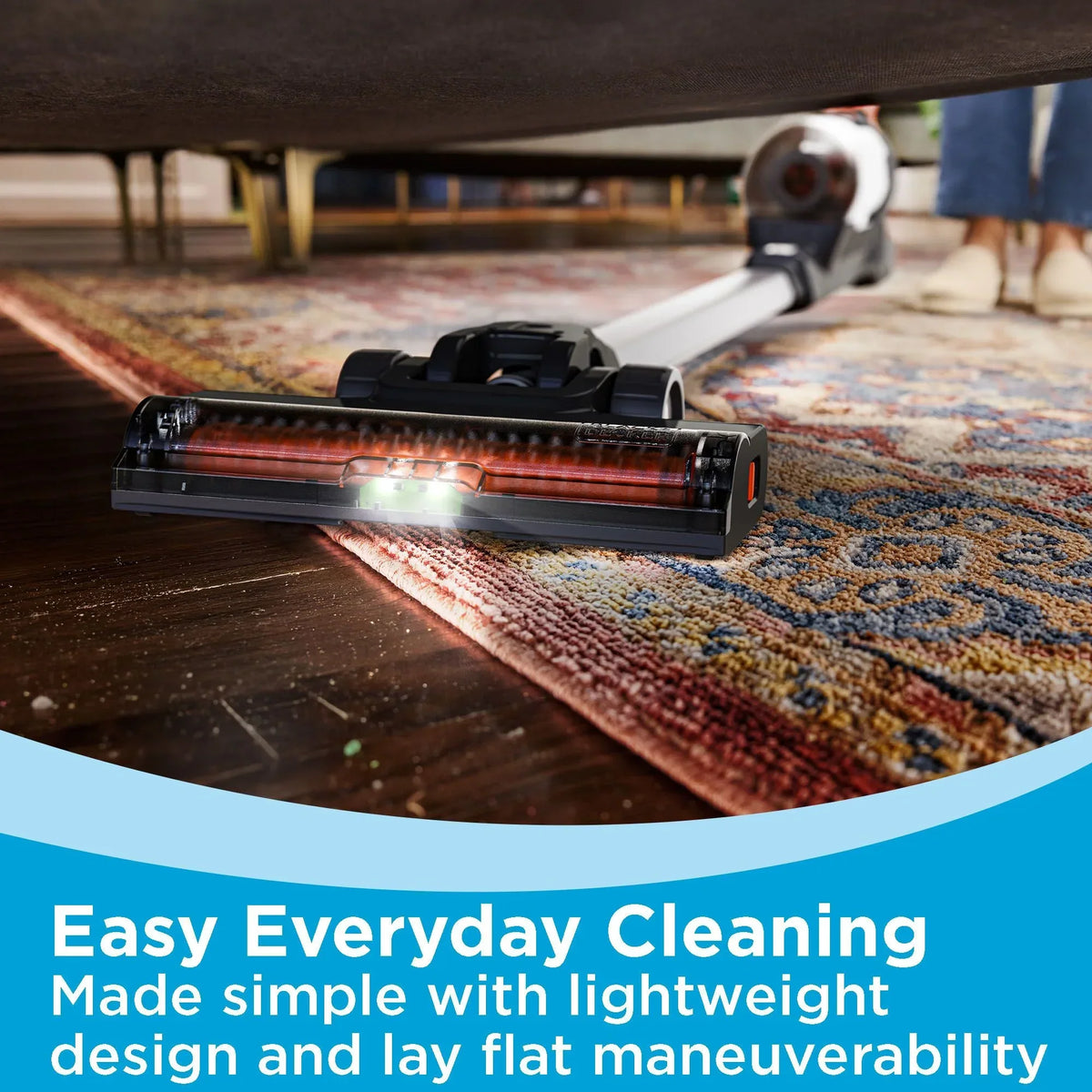 2026 NewBLACK+DECKER POWERSERIES+ 20V MAX* Cordless Stick Vacuum Kit, for Carpet and Hard Floors, Convertible to Handheld, 44 Minute Run-time, for Daily Cleaning, BHFEA18D1