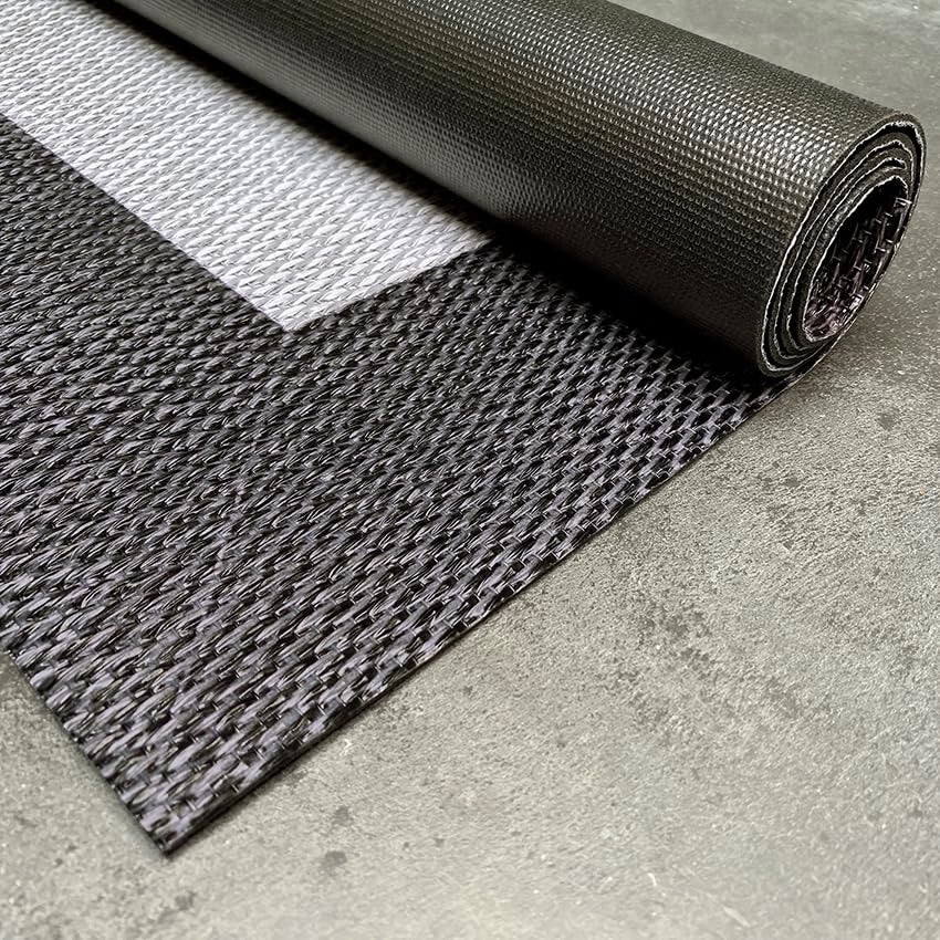 2026 Alfombra vinílica Premium de tejido trenzado de alta gama Marrón 200x290 cm