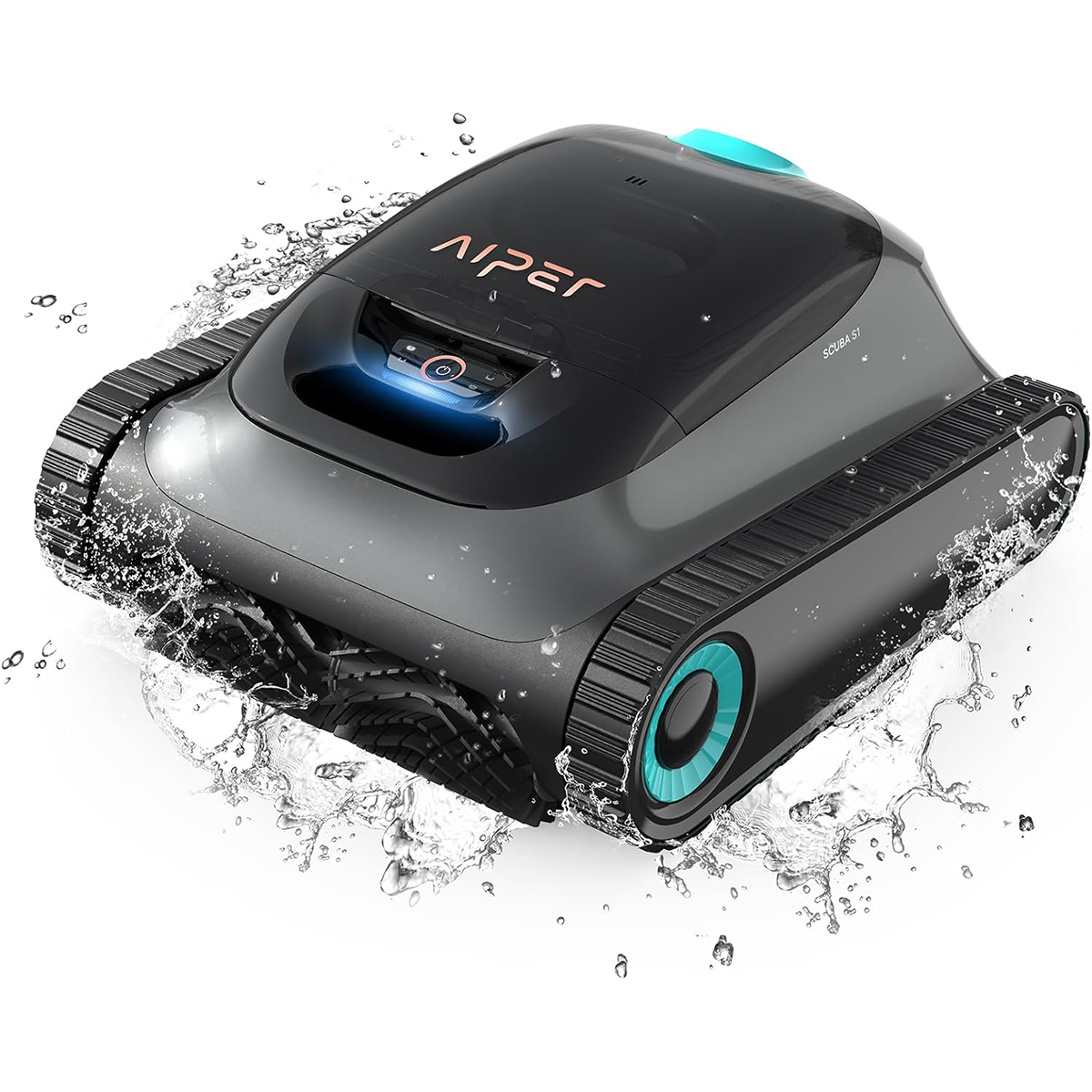 2026 Robot aspirador AIPER Scuba S1 para piscinas, suelo y paredes, línea de flotación, inalámbrico, 4 modos, 150 minutos de autonomía, capacidad para trepar paredes, navegación inteligente 2.0, ideal para piscinas enterradas de 150 m².