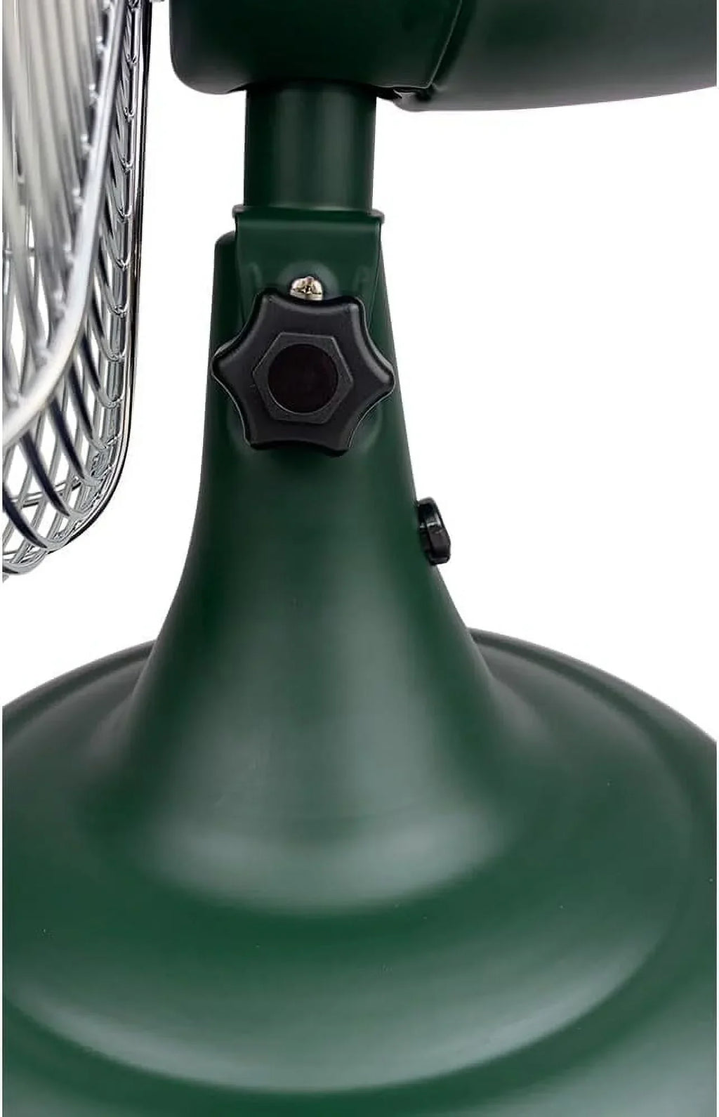 2026 NewGood Housekeeping Retro All-Metal Table Fan (92618) with 3 Speed Settings, Wide Oscillation, and Carrying Handle"
