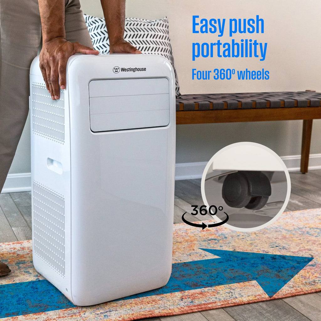 2026 NewWestinghouse 12,000 BTU Portable Air Conditioner & Dehumidifier with Remote & Smart App, up to 550 Sq Ft