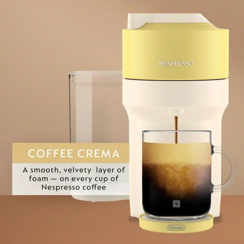 2026 NewNespresso Vertuo Pop+ Summer Limited Edition by De'Longhi, Pastel Yellow