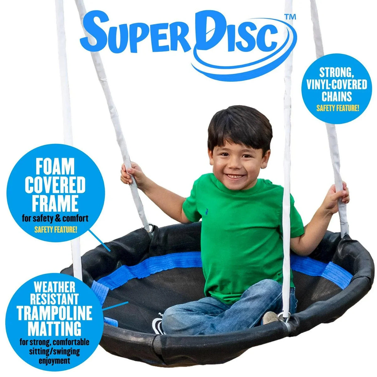 2026 NewXDP Recreation Fun All-Mighty Metal Swing Set with Super Disc Swing. Stand R Swing. Glider. & Slide