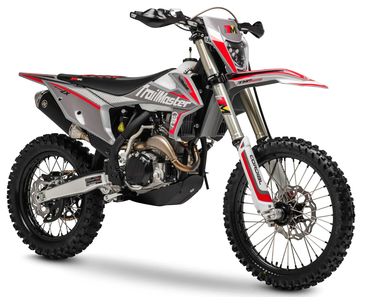 2026 NewTrailmaster JHL Pro-Series High-Performance LX300 PRO Racing Ready Mid-Size Electric Start Dirt Bike (Red)