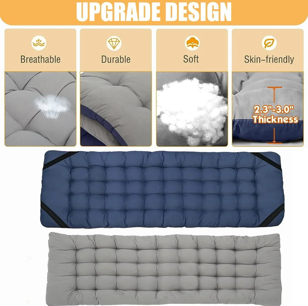 2026 NewSUGIFT 2 Pack Portable Folding Beds for Adults, Heavy Duty Outdoor Bed with Carry Bag